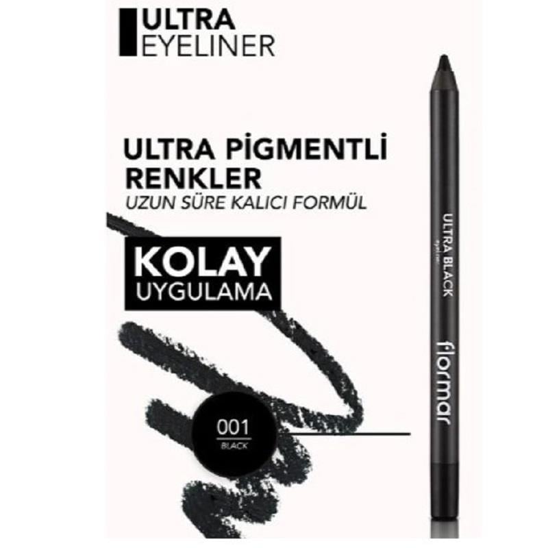 Flormar Flormar Göz Kalemi Ultra Black