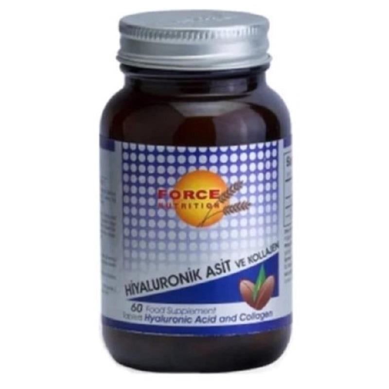 Force Nutrition Force Nutrition Hyaluronik Asit ve Kollajen 60 Tablet