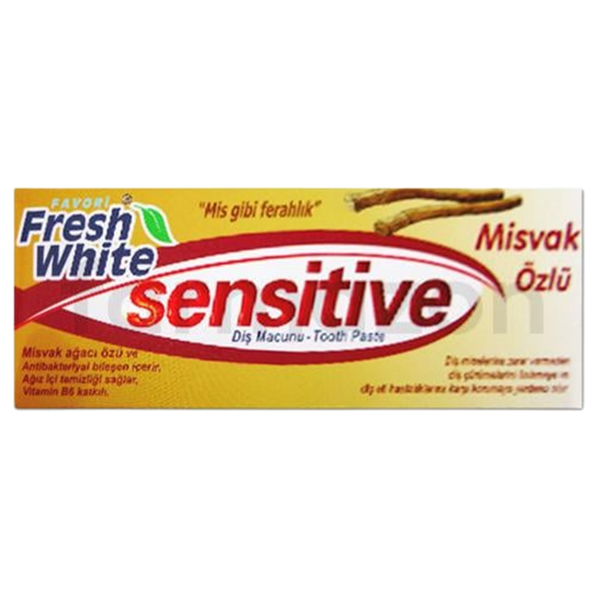 Fresh White Fresh White Sensitive Misvak Özlü 90 gr