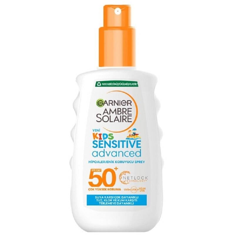 Garnier Garnier Ambre Solaire Kids Sensitive Advanced Sprey SPF50+ 200 ml