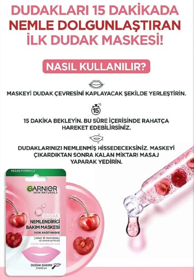 Garnier Garnier Dudak Nemlendirici Bakım Maskesi 5 gr