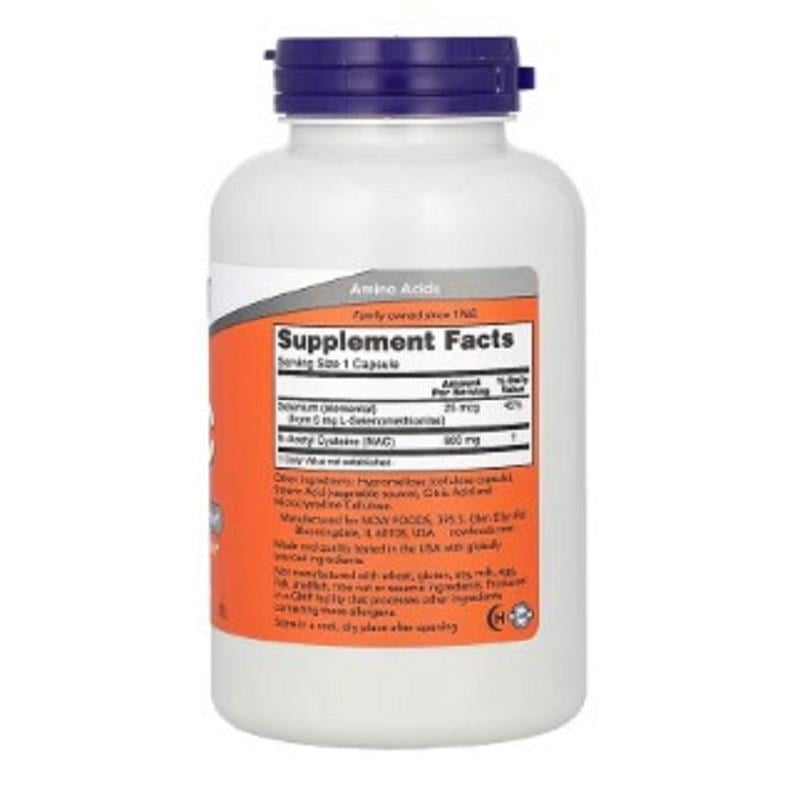 Genowomen Now Foods Nac 600 mg 250 Tablet - İthal