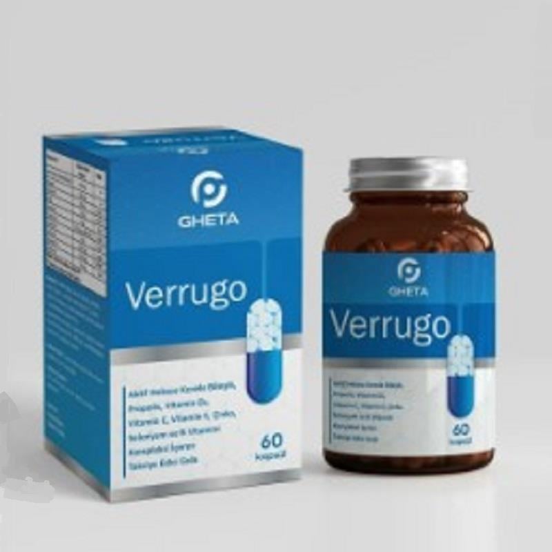 GHETA Gheta Verrugo AHCC Propolis Multivitamin 60 Kapsül