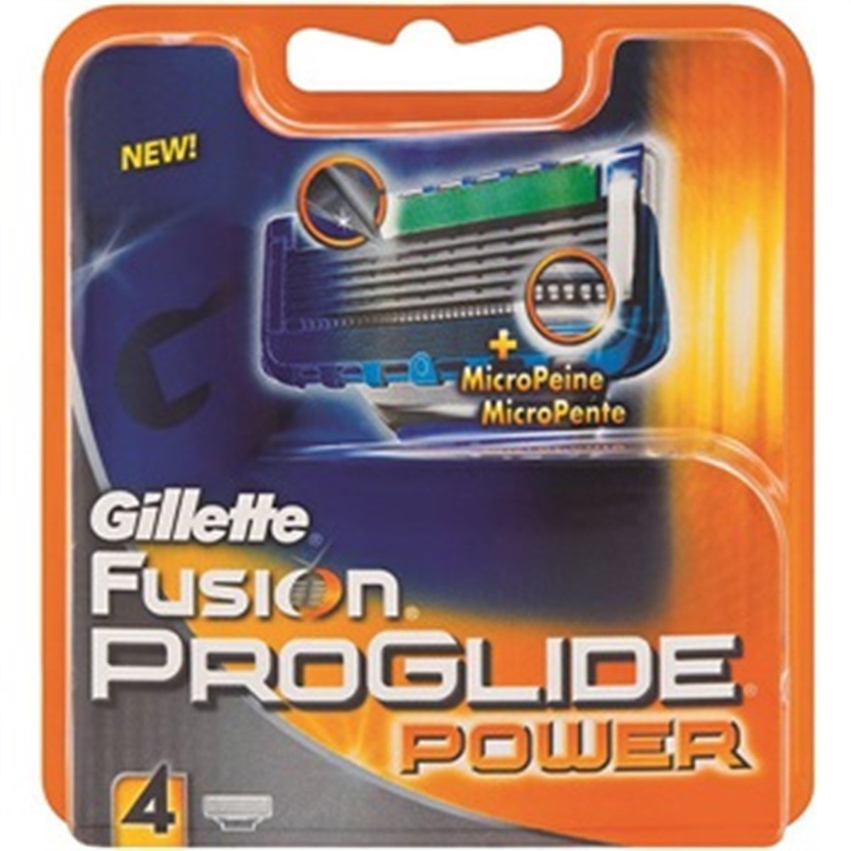 Gillette Fusion Power Yedek Tıraş Bıçağı 4'lü