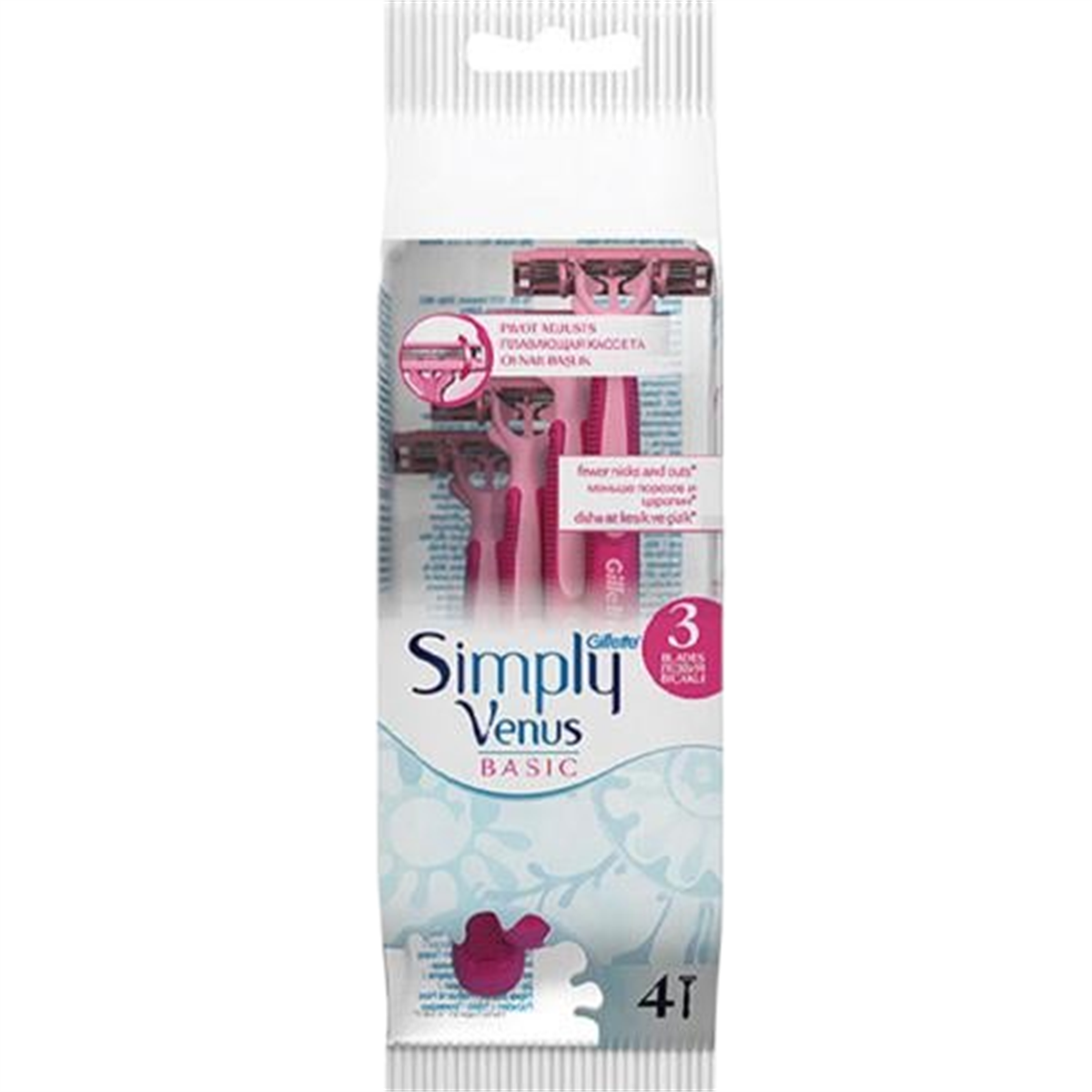 Gillette Gillette Venus Simply 3 Bıçak Basic 4'lü