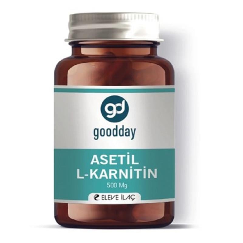 GOODDAY Goodday Asetil L-Karnitin 500 mg 60 Kapsül