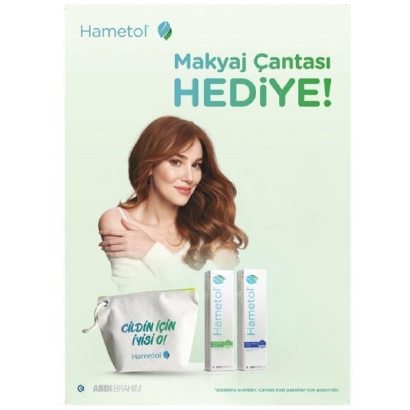 Hametol Hametol Cilt Bakım Onarıcı Krem 30 gr Kofre + Makyaj Çantası Hediyeli