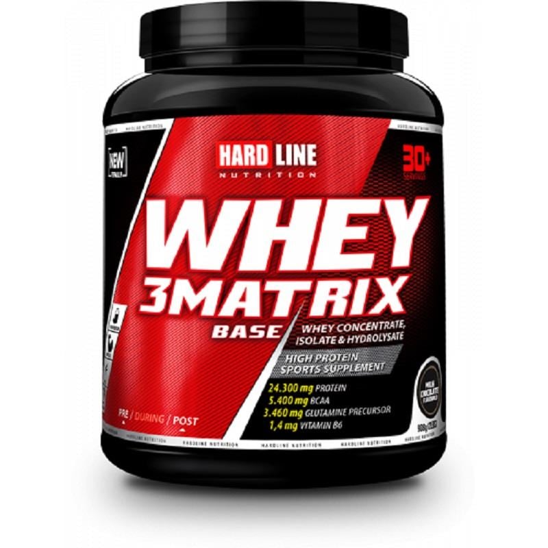 Hardline Nutrition Hardline Nutrition Whey 3 Matrix Base Çikolata 908 gr