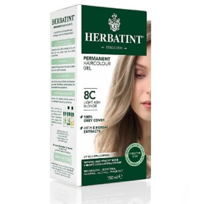 Herbatint Herbatint Bitkisel Saç Boyası 8C Light Ash Blonde Açık Küllü Sarı 150 ml