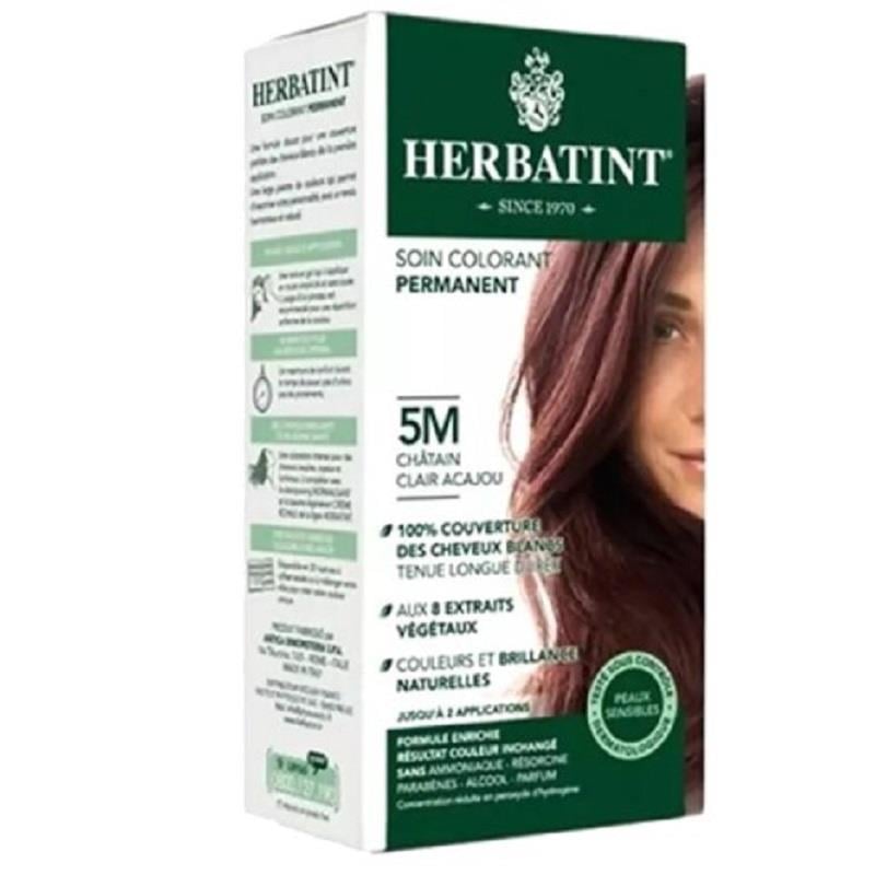 Herbatint Herbatint Bitkisel Saç Boyası 5M Light Mahogany Chestnut Açık Akaju Kahve 135 mlml