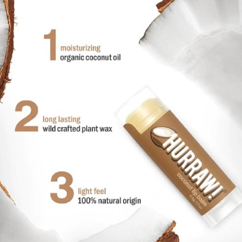 Hurraw Hurraw Lip Balm Coconut