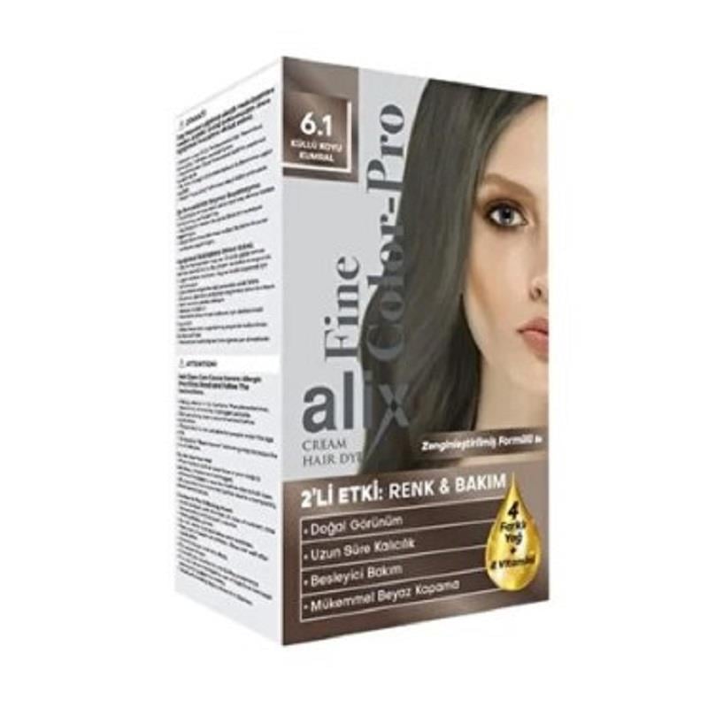 HYALİX Alix Kit Saç Boyası 6.1 50 ml Küllü Koyu Kumral