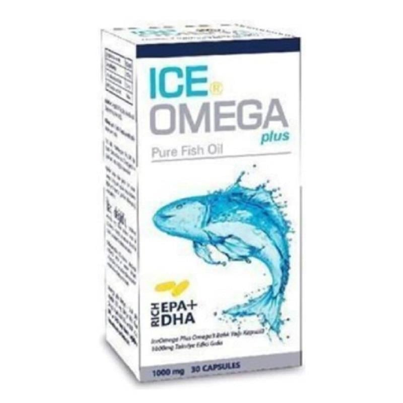 Ice Omega Ice Omega Plus Balık Yağı 1000 mg 30 Kapsül