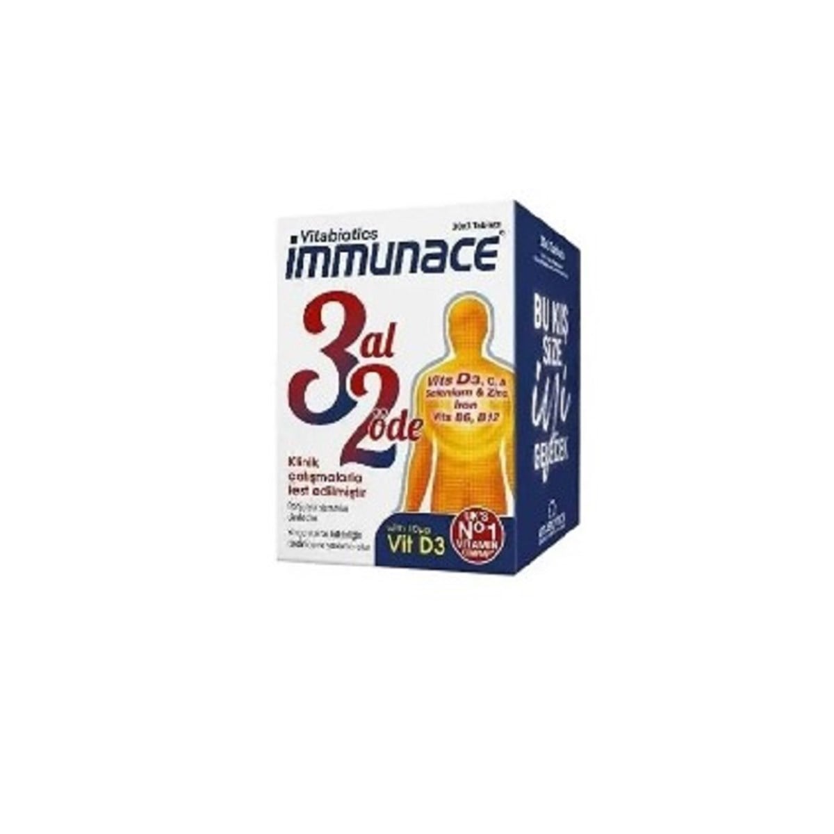 IMMUNACE Immunace 30 Tablet - 3 Al 2 Öde