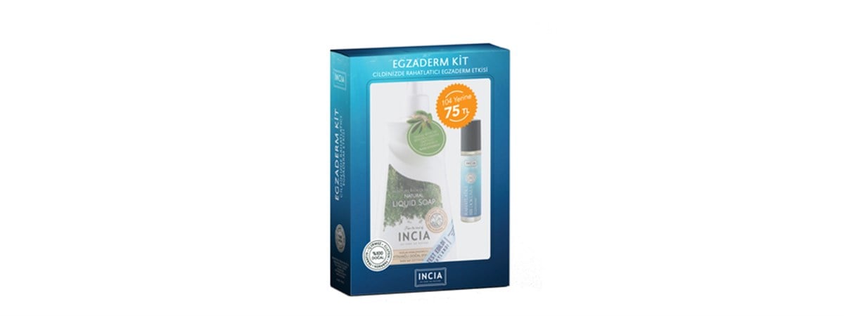 INCIA Egzaderm %100 Doğal Rahatlatıcı Kit