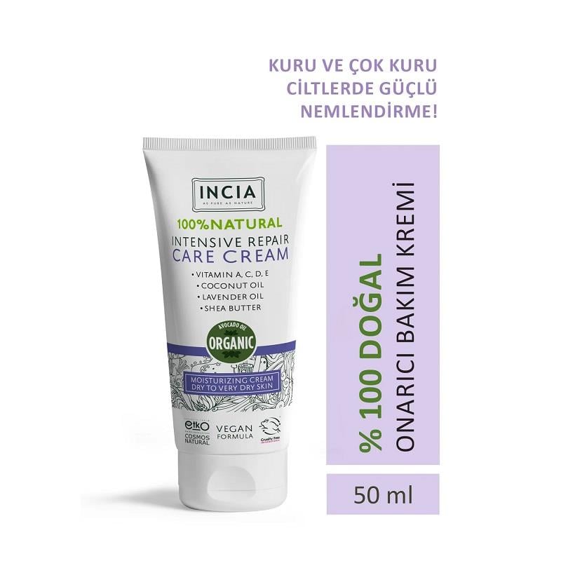 Incia Incia %100 Doğal Onarıcı Bakım Kremi 50 ml