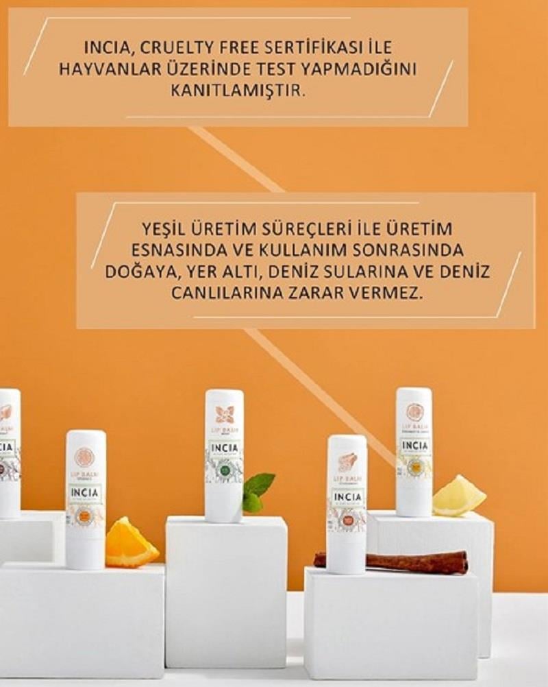 Incia Incia Bergamot & Limonlu Dudak Besleyici Lip Balm 6 gr