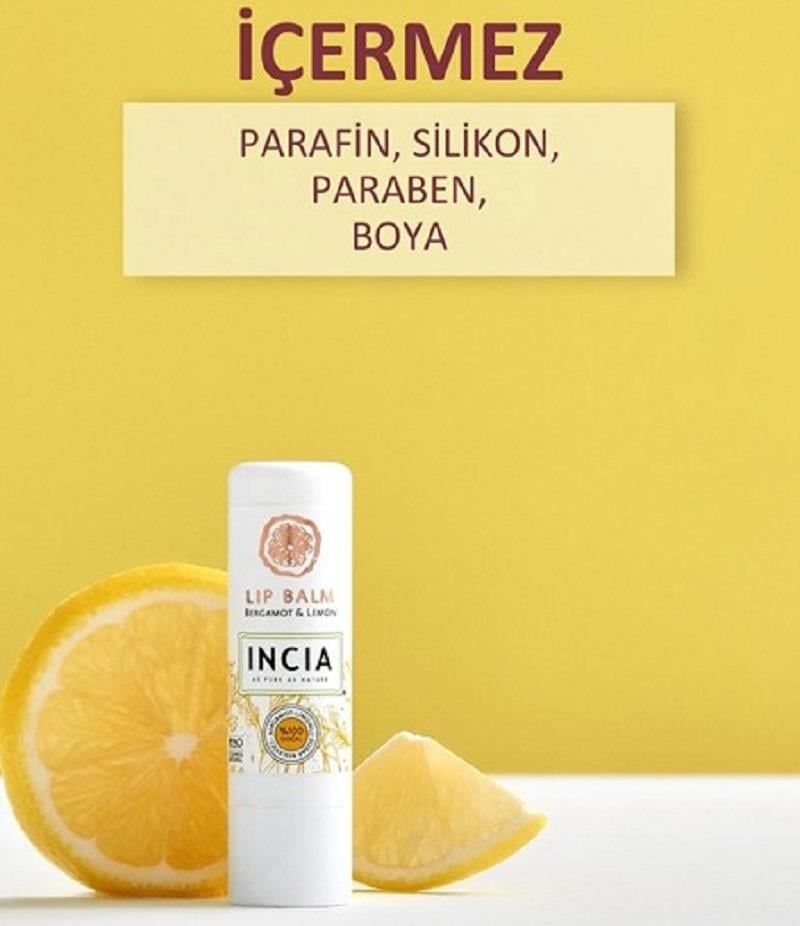 Incia Incia Bergamot & Limonlu Dudak Besleyici Lip Balm 6 gr