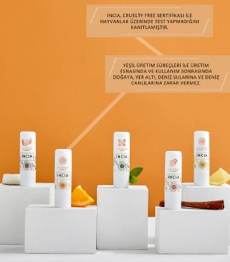 Incia Incia Portakallı Dudak Besleyici Lip Balm 6 gr
