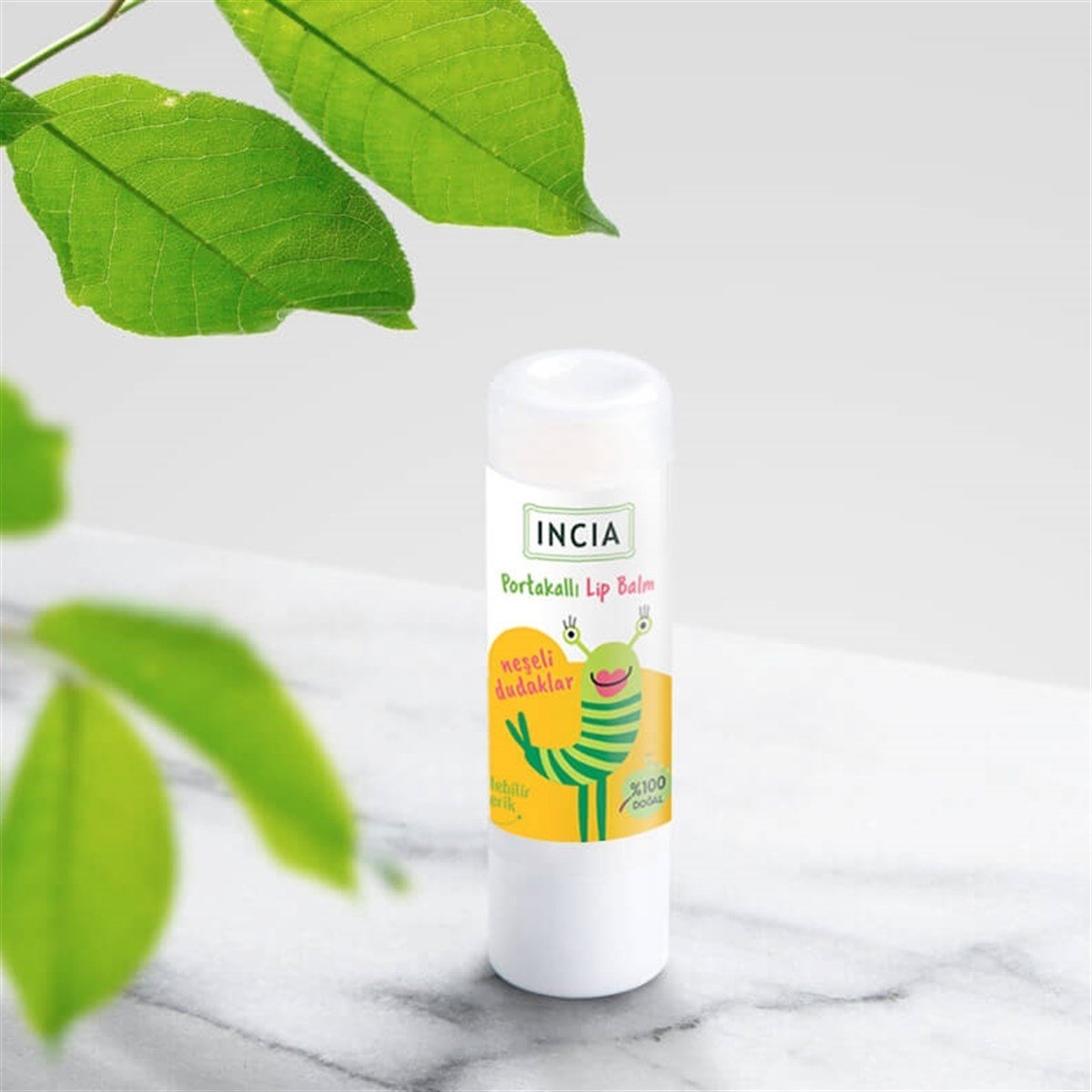 Incia Kids Lip Balm Dudak Besleyici Portakal 6 gr