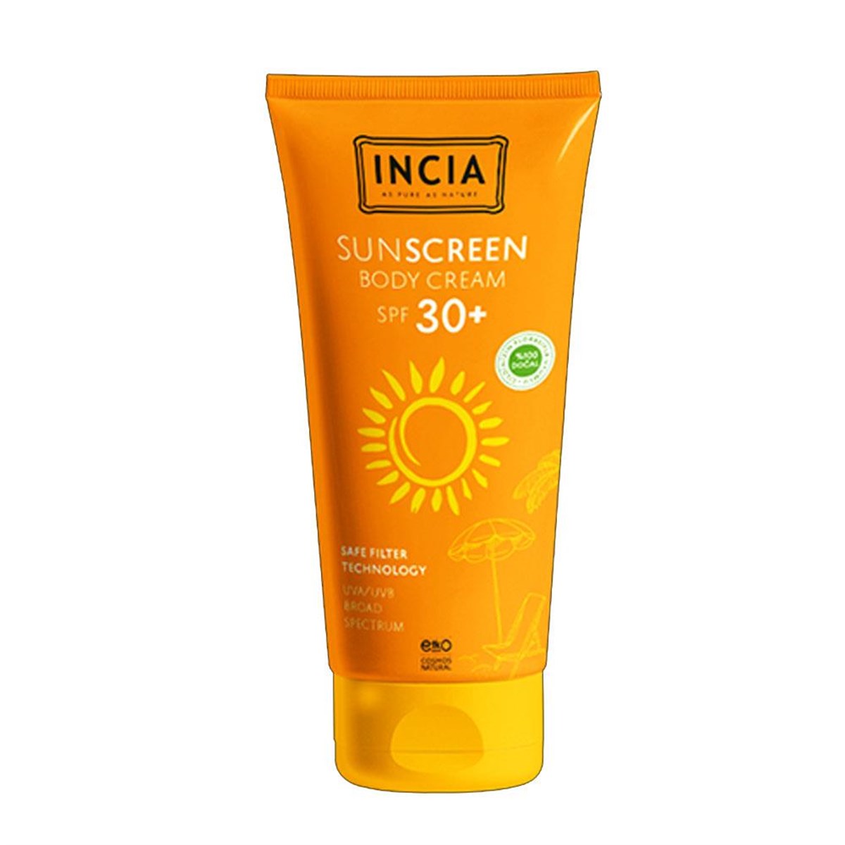 Incia Sunscreen Body Cream SPF30 100 ml