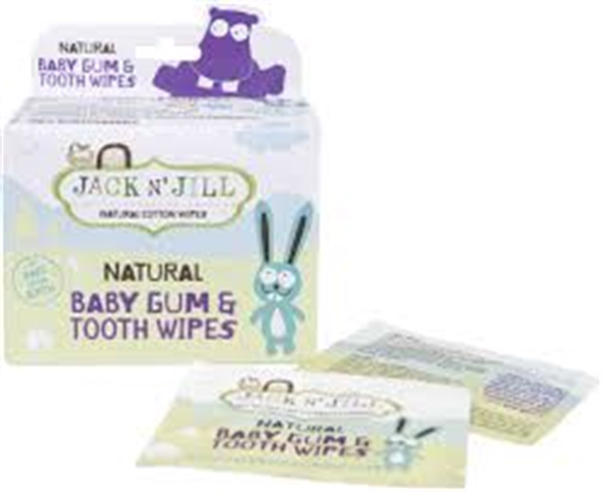 Jack And Jill Jack And Jill Natural Baby Gum&Tooth Wipes 25 Adet ( Doğal Diş ve Damak Mendili )