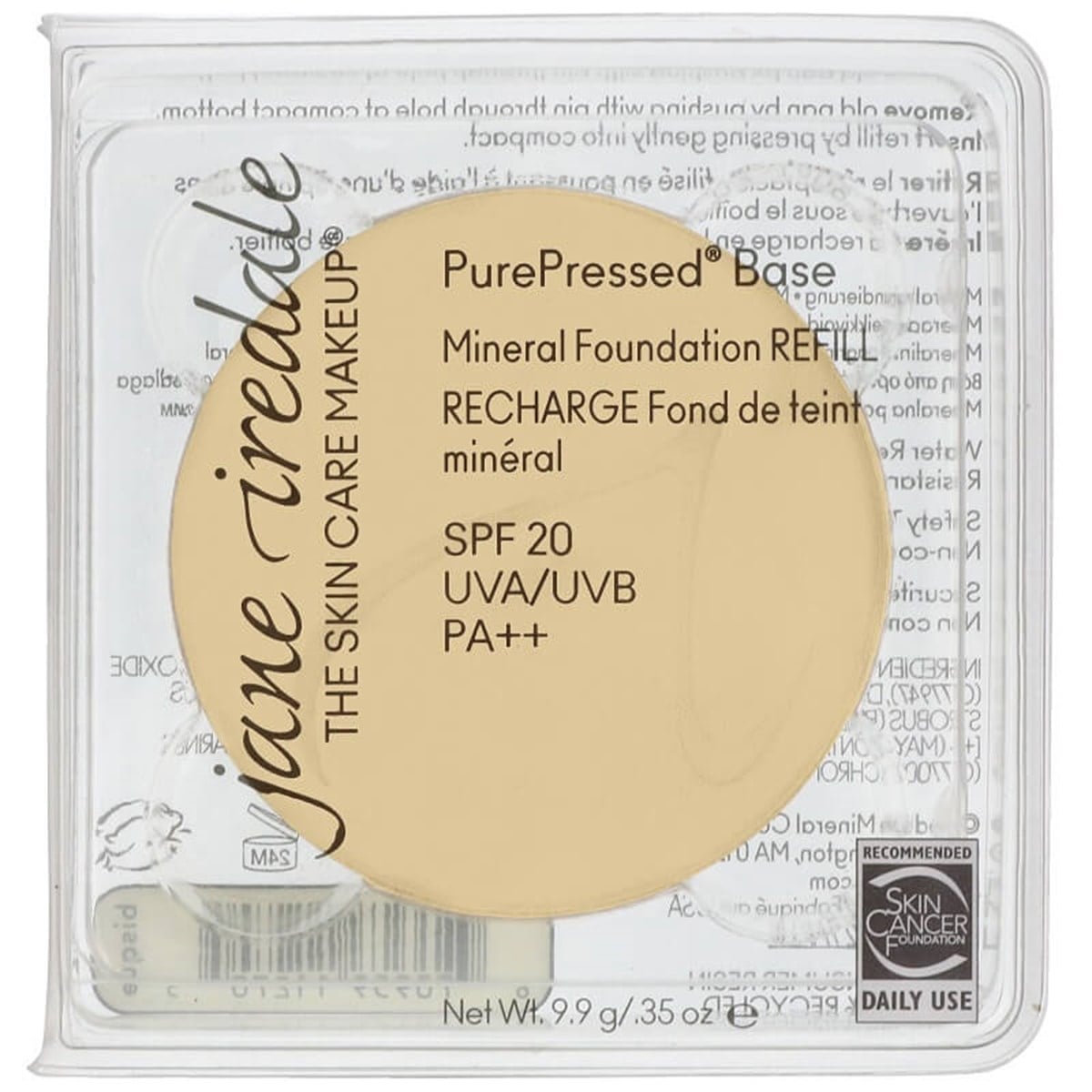 Jane İredale Jane Iredale Purepressed Base Mineral Foundation Refill SPF20 Warm Siena