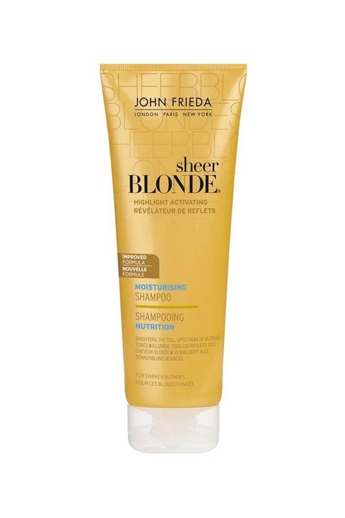 John Frieda John Frieda Sheer Blonde Darker Koyu Sari Tonlardaki Saçlara Özel Şampuan 250Ml