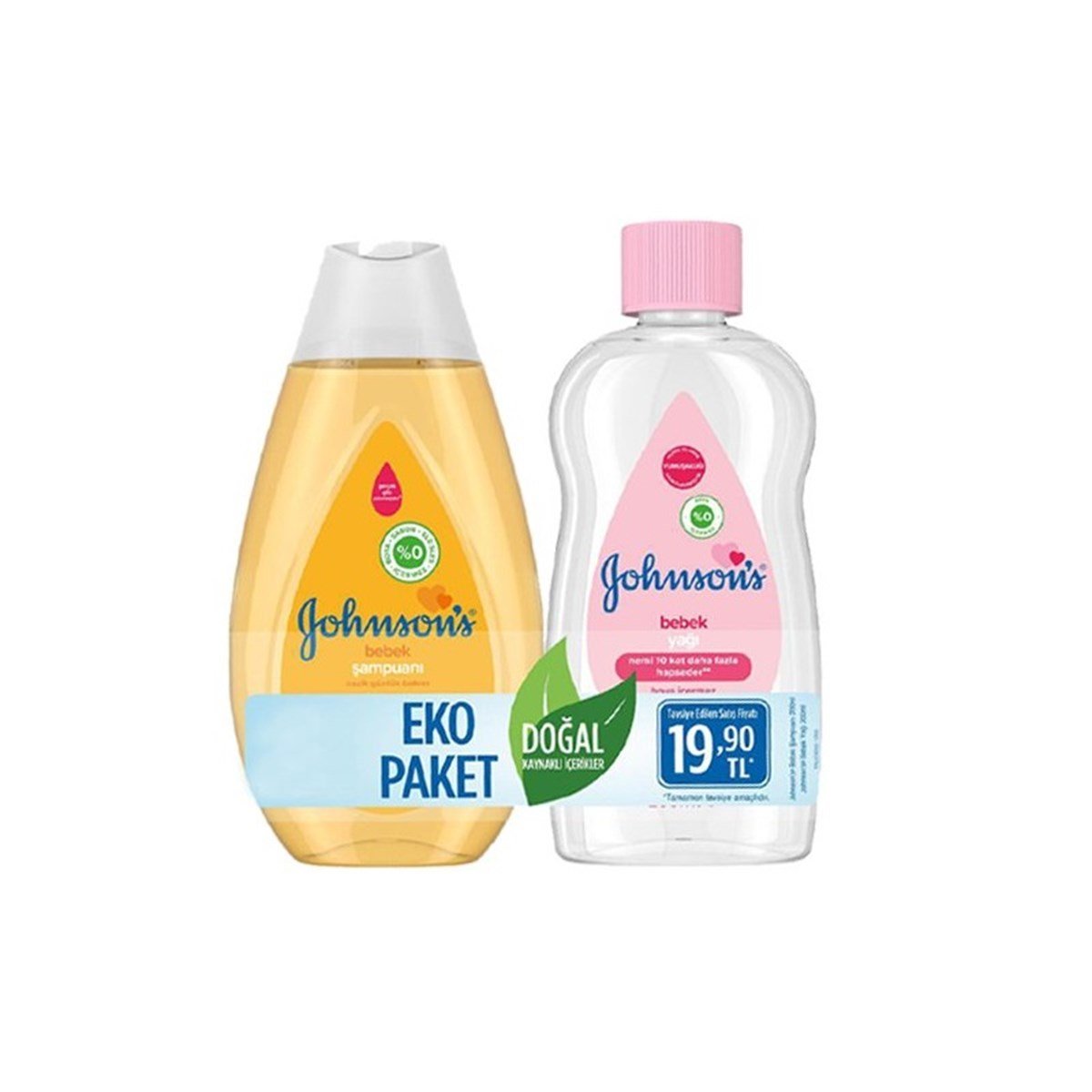 JOHNSON'S Johnson's Baby Şampuan 200ml + Bebek Yağı 200ml 2'li Kofre