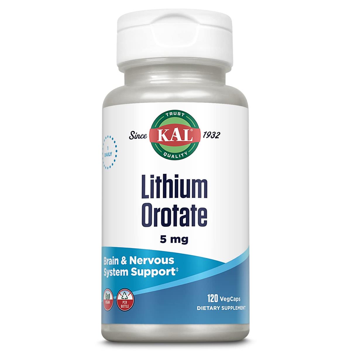 Kaleidon Kal Lithium Orotate 5 mg 120 Kapsül