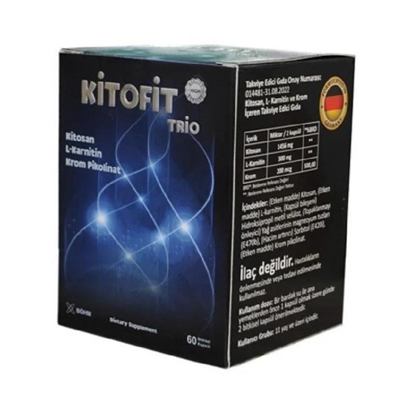 Kitofit Kitofit Trio Kitosan L-Karnitin Krom Pikolinat 60 Kapsül