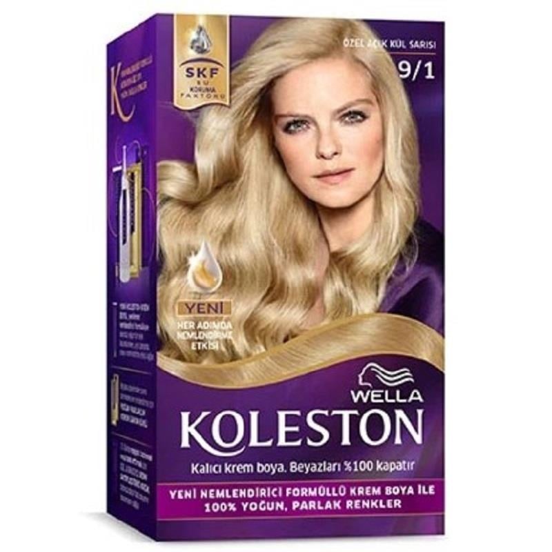 Koleston Koleston Kit Saç Boyası 9/1 Açık Küllü Sarı