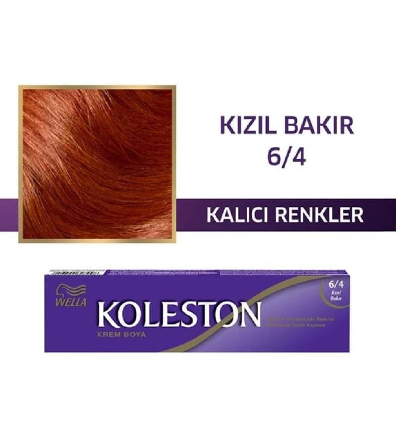 Koleston Koleston Tüp Boya 6.4 Kızıl Bakır Saç Boyası 50 ml