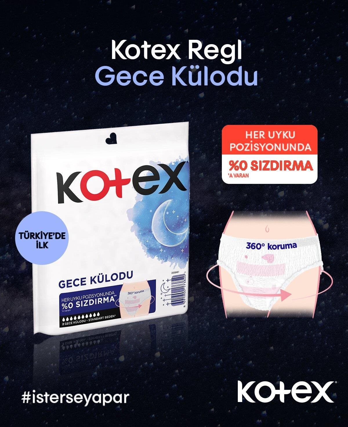 Kotex Kotex Gece Külodu 2'li