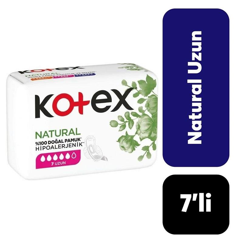 Kotex Kotex Natural Uzun 7'li