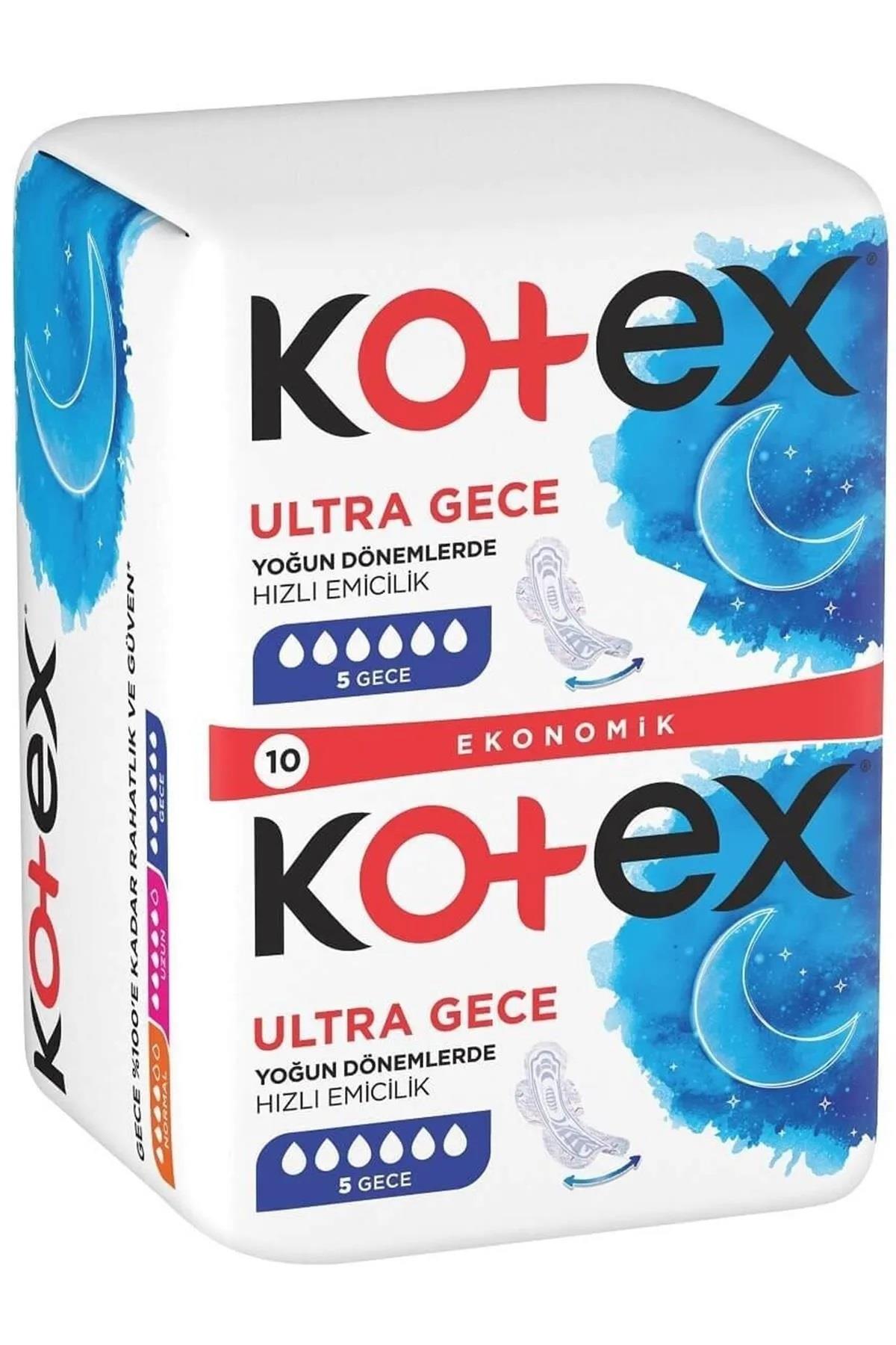 Kotex Kotex Ultra Double Gece Hijyenik Ped No: 5 10'lu