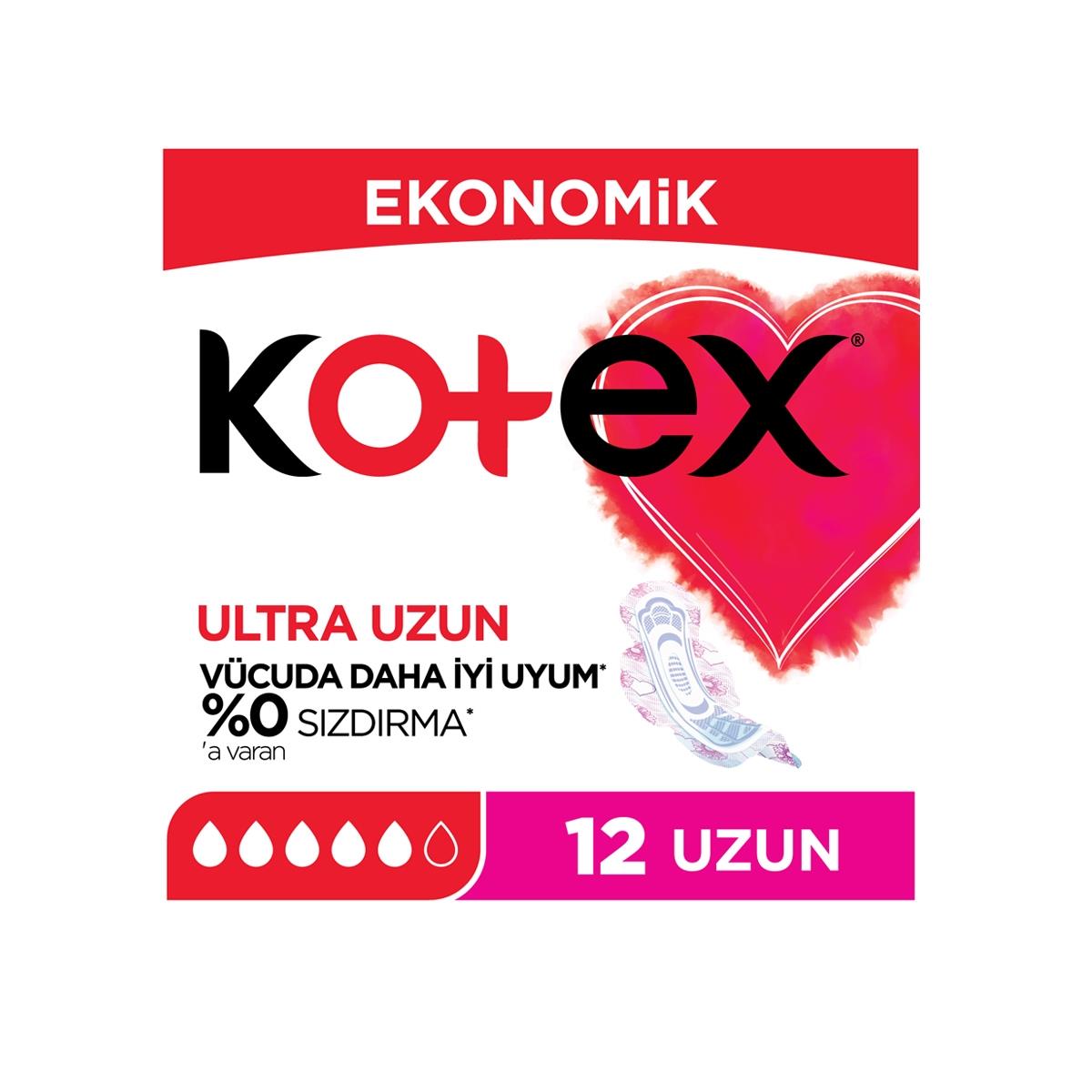 Kotex Kotex Ultra Uzun Kanatlı 12'li