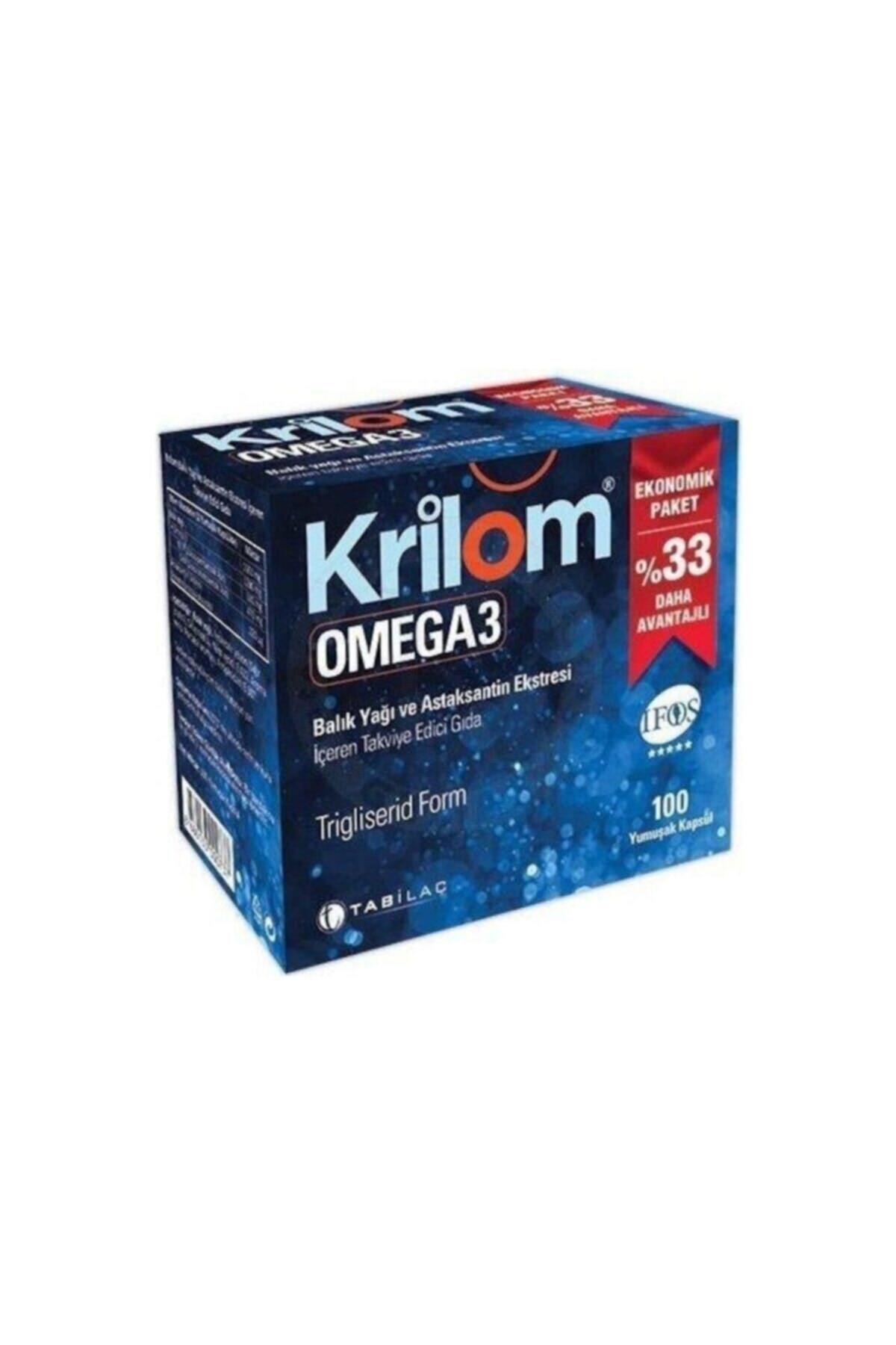 KRİLOM Krilom Omega-3 100 Yumuşak Kapsül