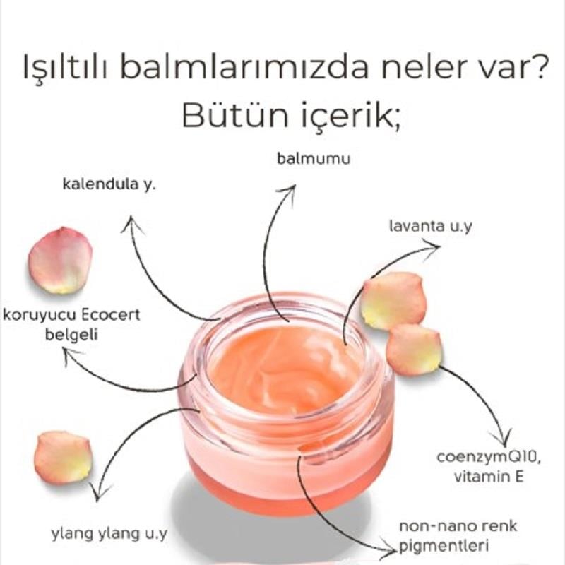 Kuatra Kuatra Pink Begonia Nemlendirici Antioksidan Işıltı Veren Balm 7 ml