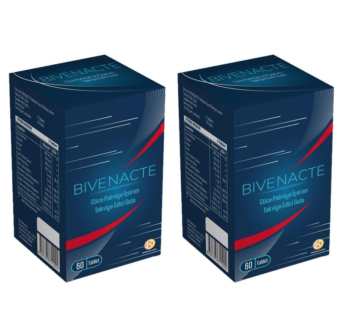 Kuazar İlaç Bivenacte 60 Tablet - 2'li