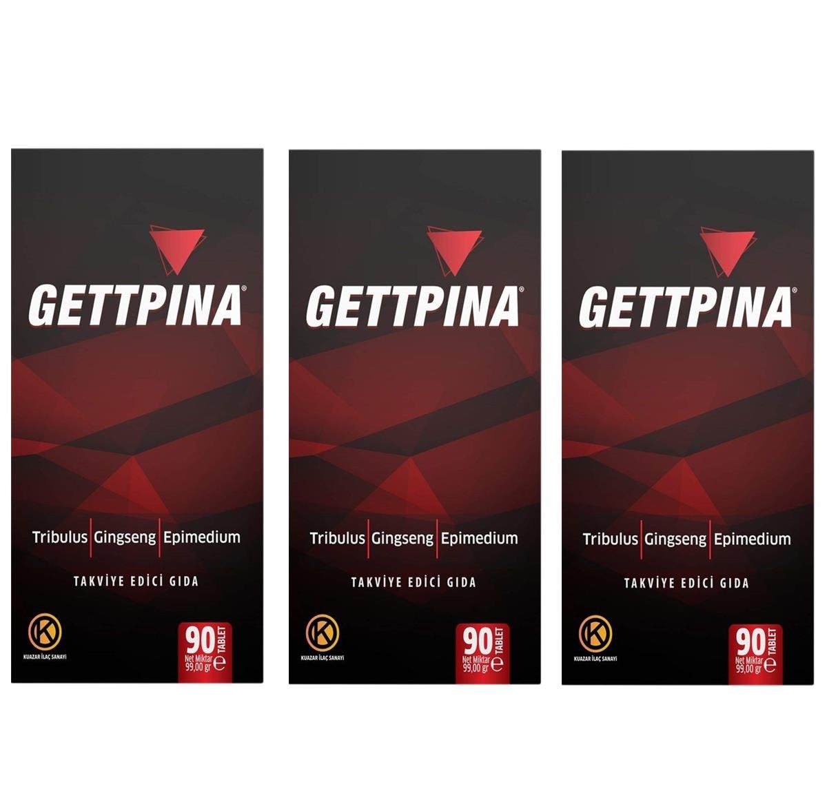 Kuazar İlaç Gettpina 90 Tablet - 3'lü
