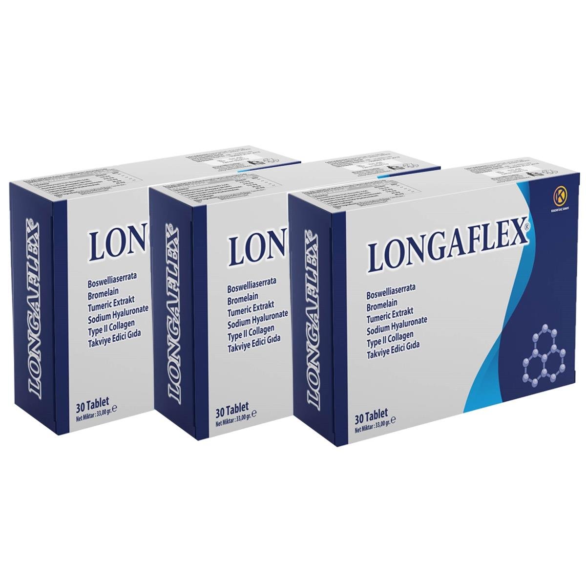 Kuazar İlaç Longaflex 30 Tablet - 3'lü