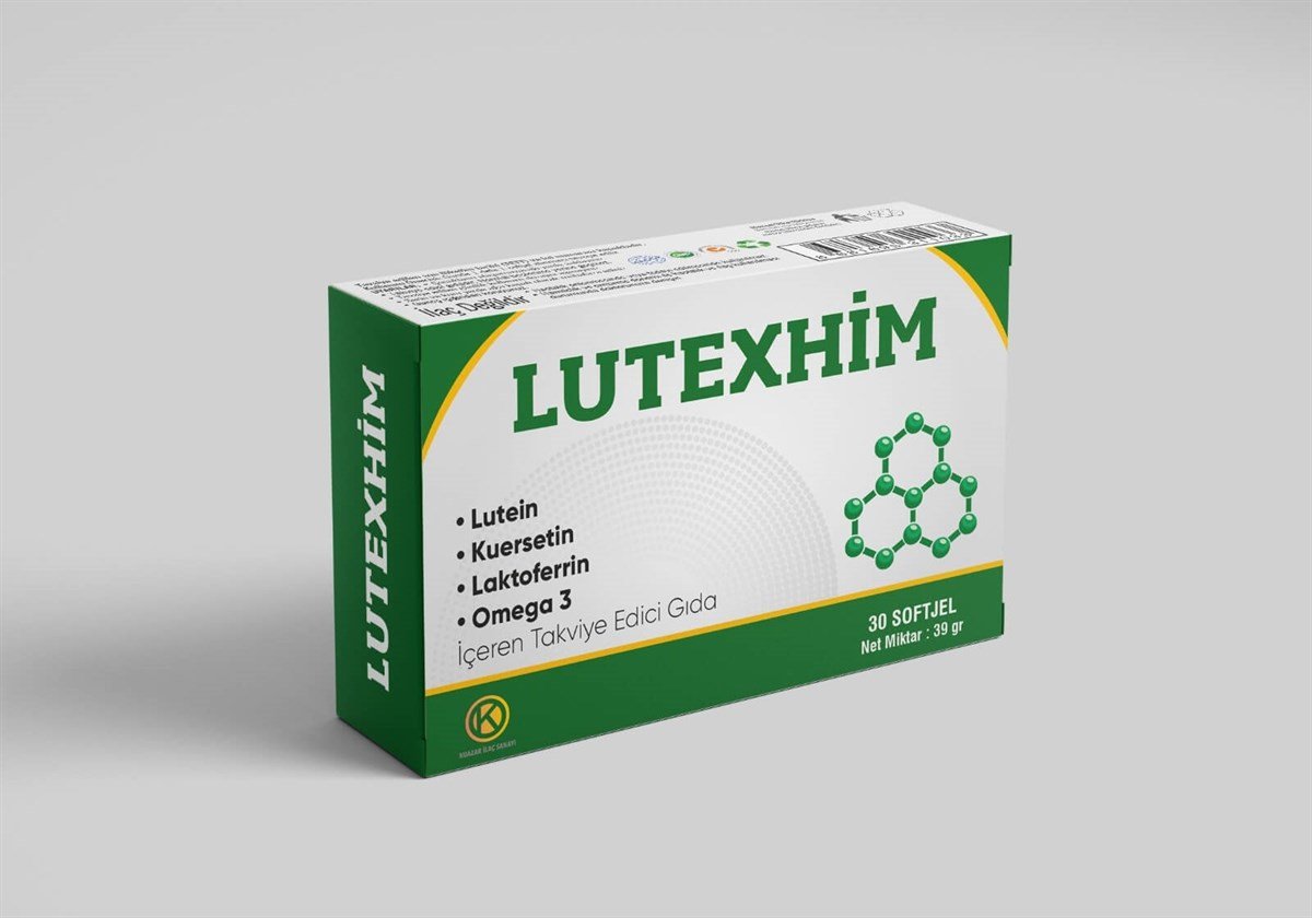 Kuazar İlaç Lutexhim - Lutein içeren Gıda Takviyesi 30 Softjel