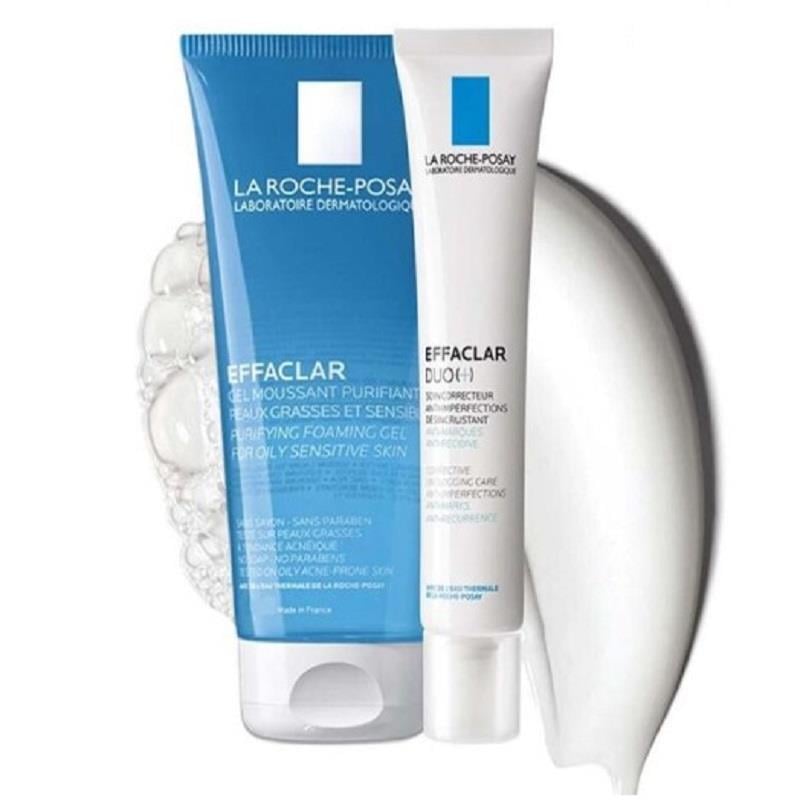 La Roche Posay La Roche Posay Tanışma Kiti - Effaclar Duo Bakım Kremi 15 ml + Effaclar Temizleme Jeli 50 ml