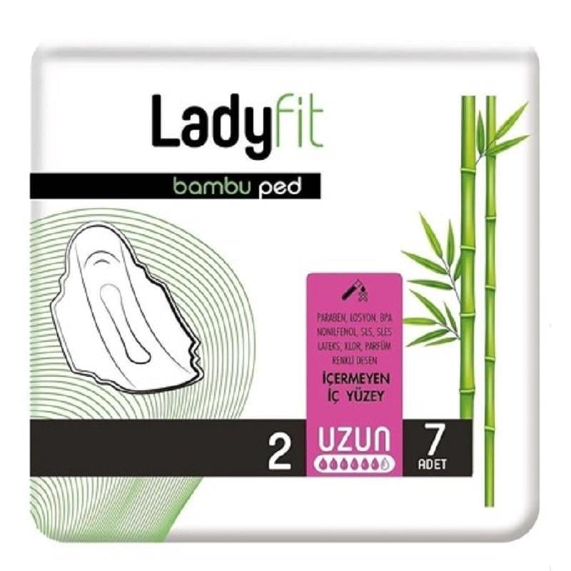 Ladyfit Ladyfit Bambu Ped Uzun 7'li
