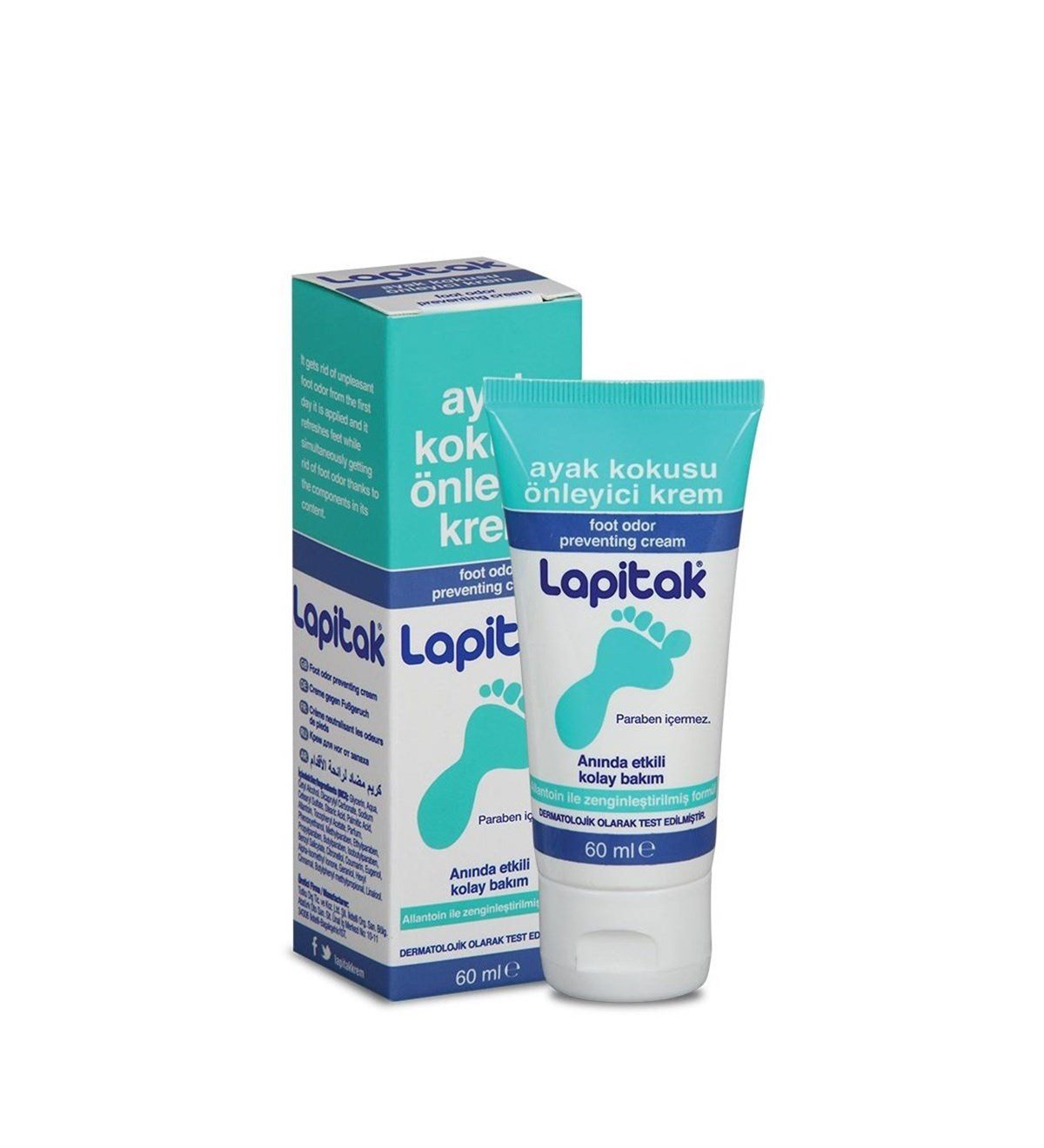 Lapıtak Ayak Kokusu Önleyici Krem 60Ml
