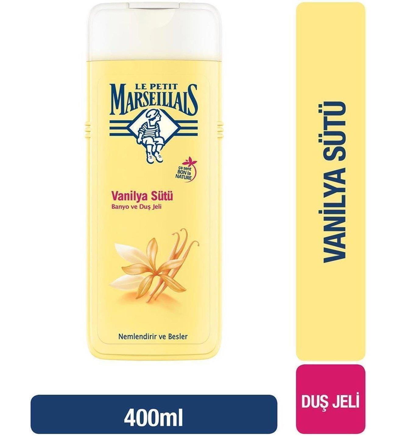 Le Petit Marseillais Le Petit Marseillais Duş Jeli Vanilya Sütü 400 ml