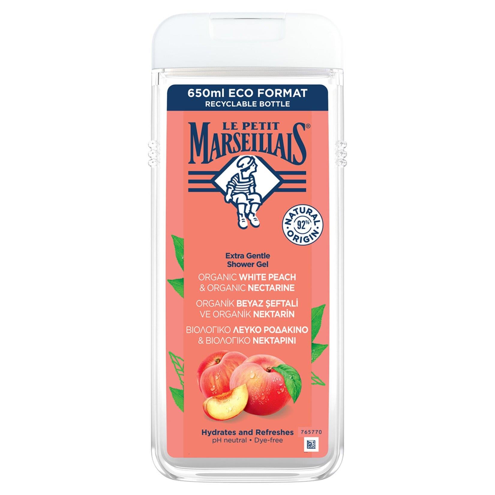 Le Petit Marseillais Le Petit Marseillais Duş Jeli Beyaz Şeftali ve Nektarin 650 ml