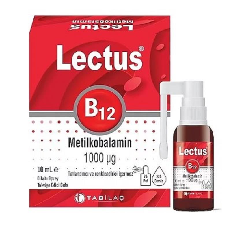 Lectus Lectus Metilkobalamin Dilaltı Sprey 10 ml
