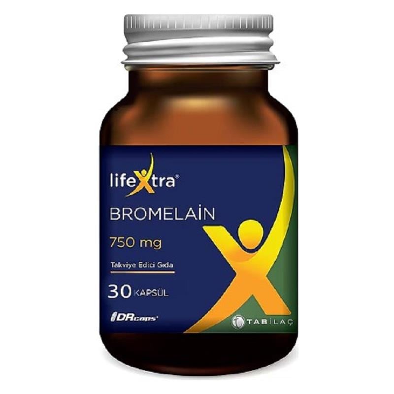 Lifeextra Lifeextra Bromelain 750 mg 30 Kapsül